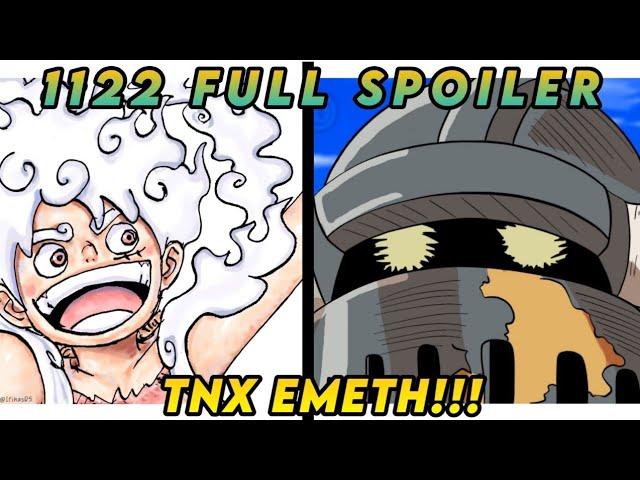 Bye Egghead, Thank You Emeth. One piece 1122