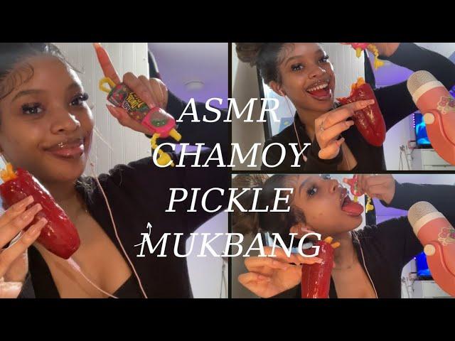 ASMR CHAMOY PICKLE MUKBANG |MOUTH SOUNDS