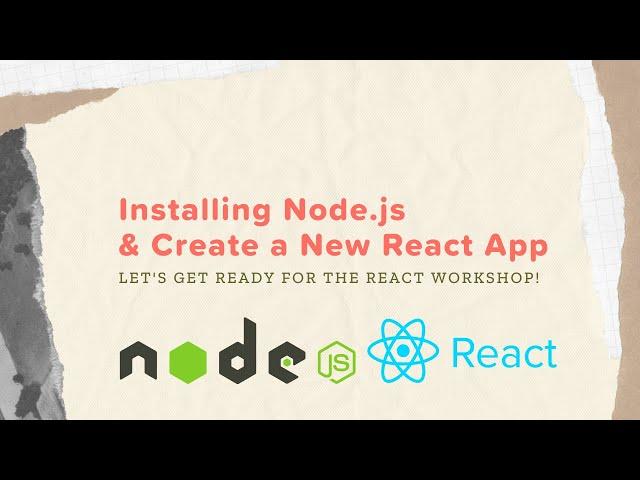 Install Node.JS on macOS & Windows and Create a Sample React App