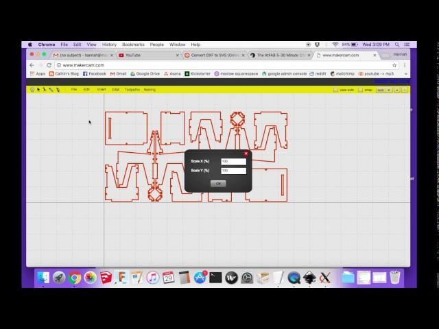 Converting a .dxf file to a .svg/.nc file