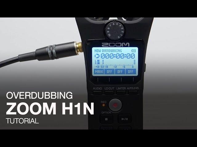 Zoom H1n: Overdubbing