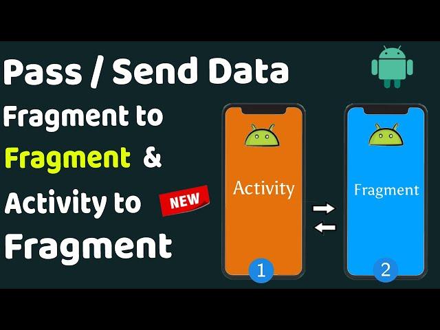 Send data from Fragment to Activity & Fragment to Fragment in Android Tutorials