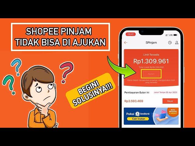 shopee pinjam tidak bisa diajukan | begini solusinya!!