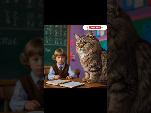 Cat first day at school #poorcat #cats #poorcat #meowsong #meowmeowsadsong