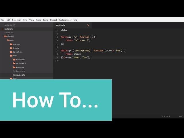 How to Make Your First Route in Laravel 5