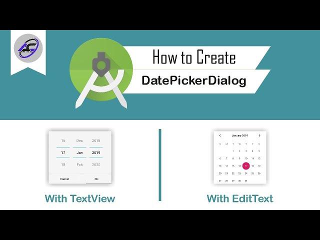 How to Create DatePickerDialog in Android Studio | DatePickerDialog | Android Coding