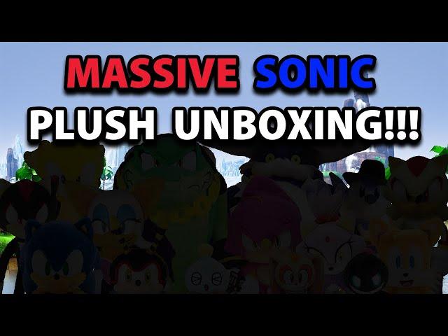 PLB - MASSIVE Sonic Plush Unboxing!