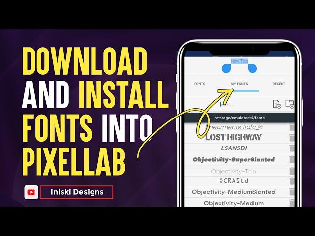 How to download and install fonts into your pixellab app in 4 mins | Pixellab tutorial