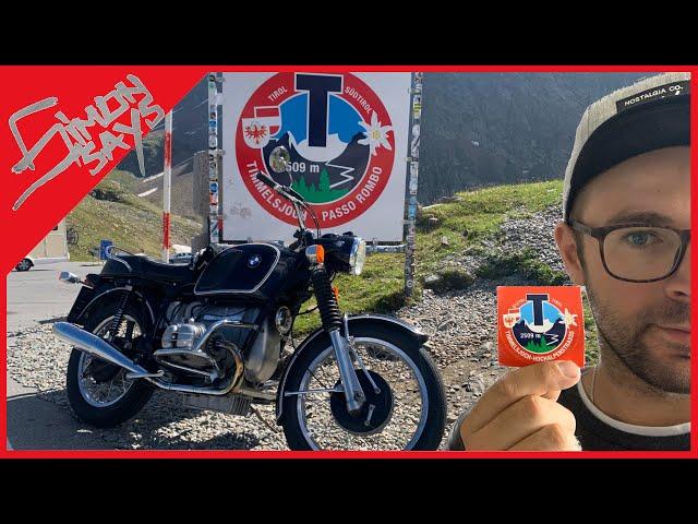 Timmelsjoch mit der alten BMW R75/5 Check / Luftgekühlter Boxer / Motovlog