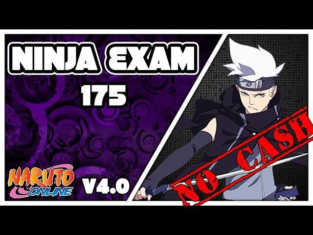 Naruto Online - Ninjaprüfung/Ninja Exam 175 - Nachtklinge [v4.0 - No Cash]