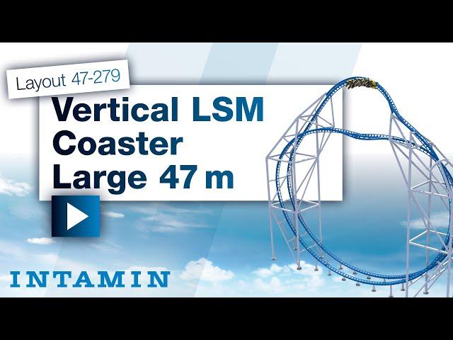 Intamin Vertical LSM Coaster Layout Large, 47m