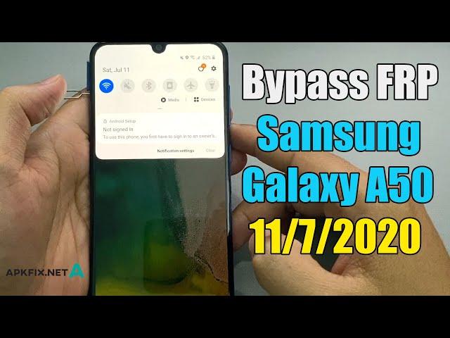 Bypass Google Account Samsung Galaxy A50 11/7/2020