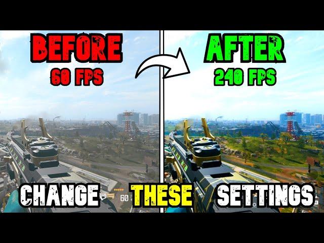 BEST PC Settings for Warzone 3 SEASON 4! (Optimize FPS & Visibility)