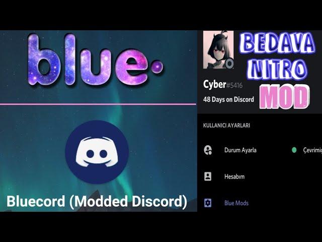 NİTROSUZ HAREKETLİ EMOJİ - YENI EFSANE DISCORD UYGULAMASI! (Türkiye'de İlk!) | Bluecord Discord Mod