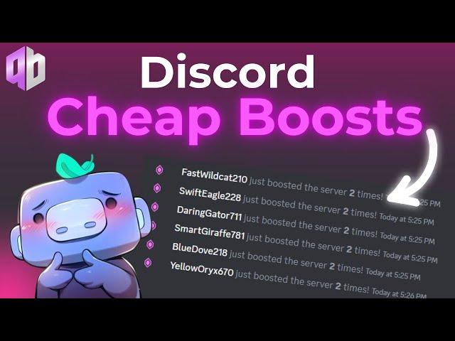 The Cheapest Discord Nitro and Server Boosts | QuickBoosts.gg