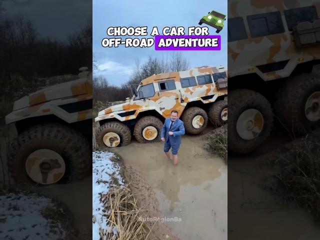 Choose a Car for Off-road adventure ️ #shorts #automobile #offroad #car