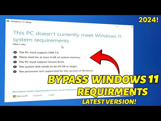 Bypass Windows 11 System Requirements in Minutes! Easiest Method 2025