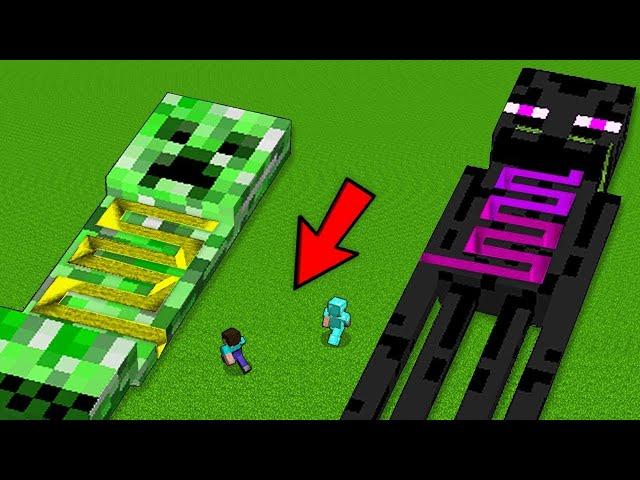 Monster School: Minecraft NOOB vs PRO: Maze inside Сreeper vs Maze inside Enderman Animation!