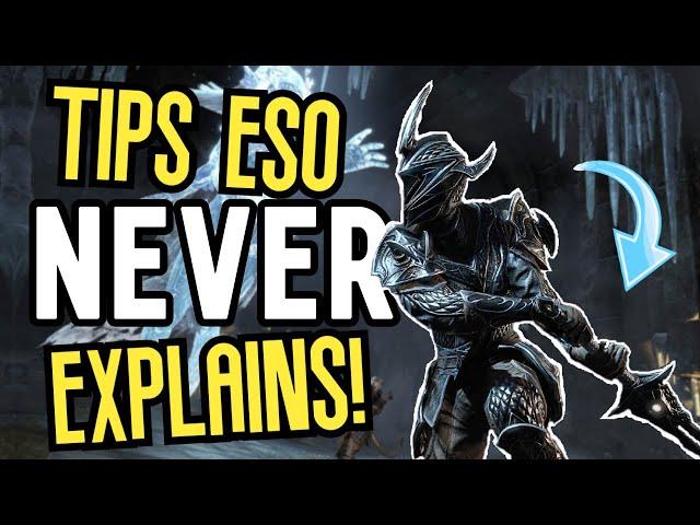 12 Beginner Tips This Game NEVER EXPLAINS! - IMPORTANT Elder Scrolls Online Beginner Guide!