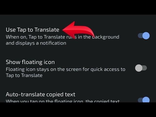 How to turn on off tap to translate in Google translate, Google translate mein tap to translate on o