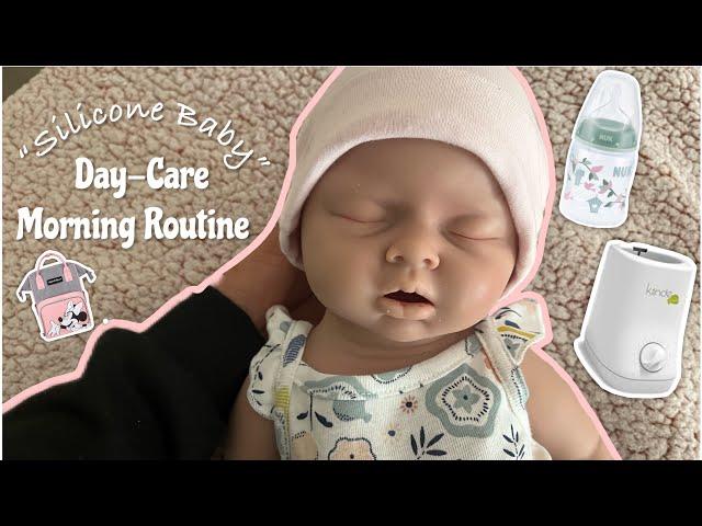 Silicone Baby DAY-CARE Morning Routine|Reborns World