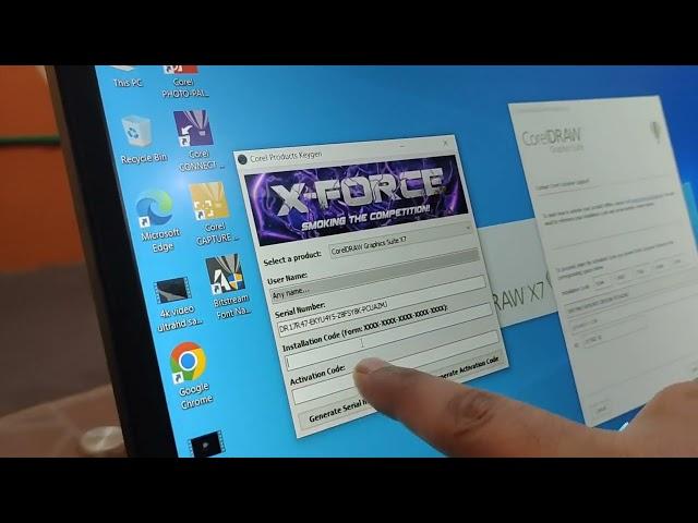 How to install CorelDraw X7 with keygen