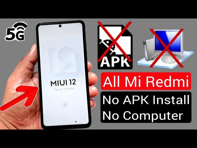 All Xiaomi Redmi FRP BYPASS 2021 Without PC || All Mi 5G Google Account Remove