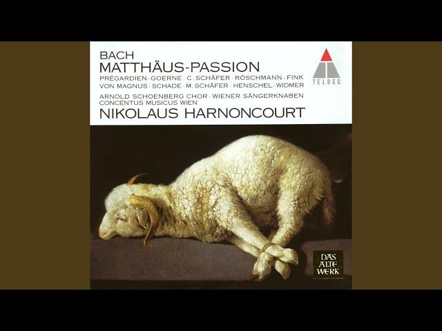 Matthäus-Passion, BWV 244, Pt. 1: No. 8, Aria. "Blute nur, du liebes Herz!"