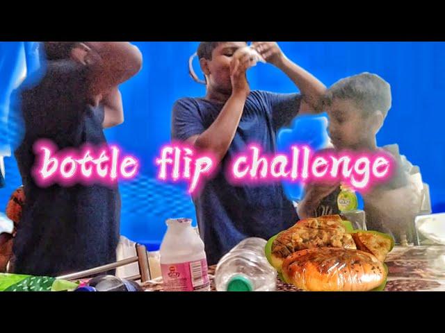 bottle flip challenge#funny #comedy #viralvideo..