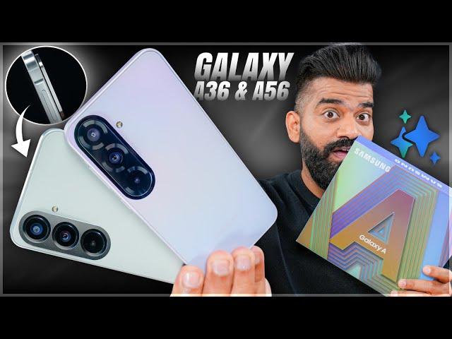 Samsung Galaxy A56 & A36 5G Unboxing & First Look - New Awesome Intelligence