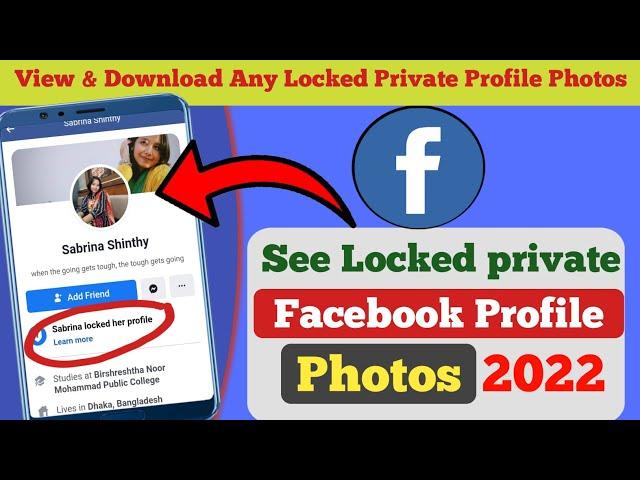 How to See Profile  Photos of Locked Facebook profile 2024?  View Locked profile Picture