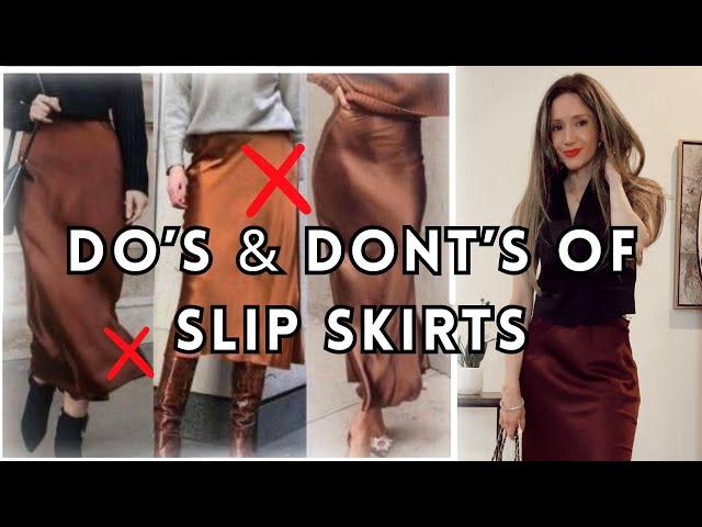 How To A Style Slip Skirt - 2025 Wearable Fashion Trends