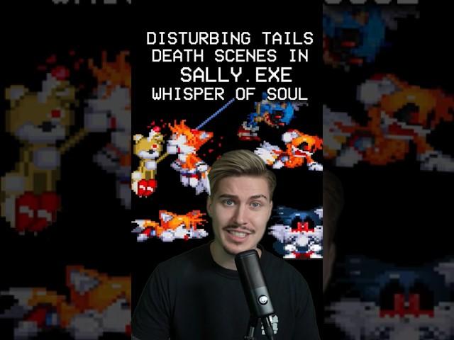 DISTURBING TAILS DEATH SCENES IN SALLY.EXE WHISPER OF SOUL #shorts #sonicexe #sallyexe #tails #exe