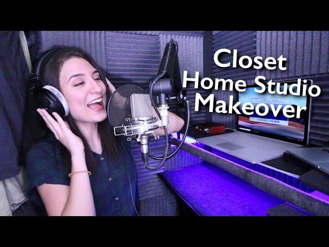 My Closet Home Studio Makeover - Voice Over Recording Booth