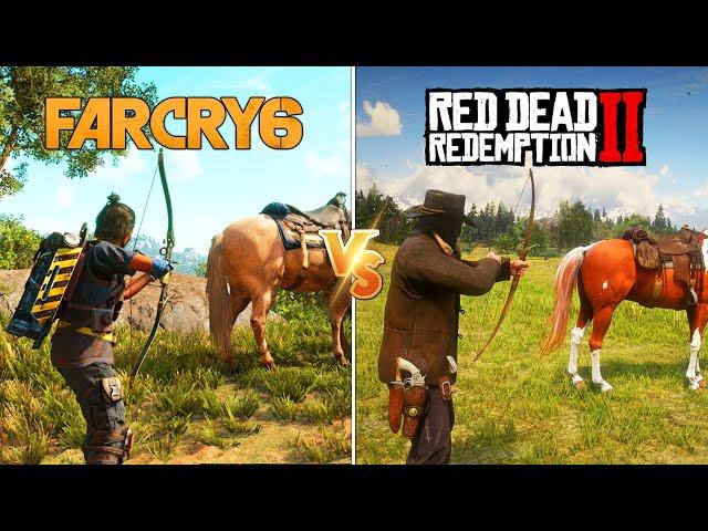 Far Cry 6 vs RDR 2 - Physics and Details Comparison