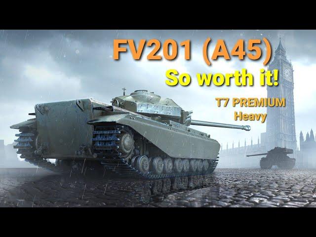 FV201 (A45) WoT Blitz - It's Worth it!