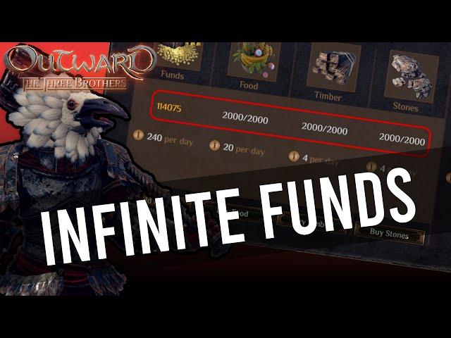 Outward (Three Brothers): New Sirocco - Infinite Funds, Food, Timber & Stone!