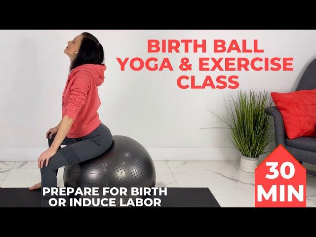 Birth ball exercises to induce labor / How to use a birth ball to induce labor