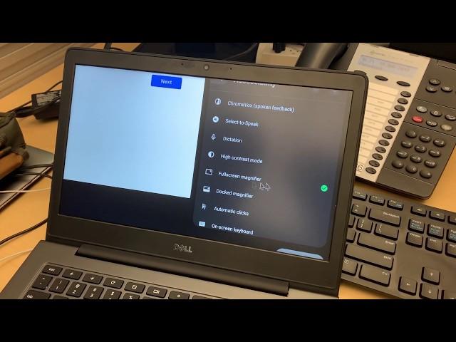 Un Zooming a Zoomed Chromebook