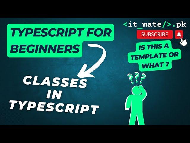 Classes in typescript & javascript | Typescript for beginners in hindi