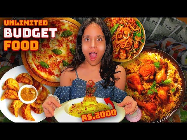 UNLIMITED Budget Food Challenge  *CRAZYYYYYYY*