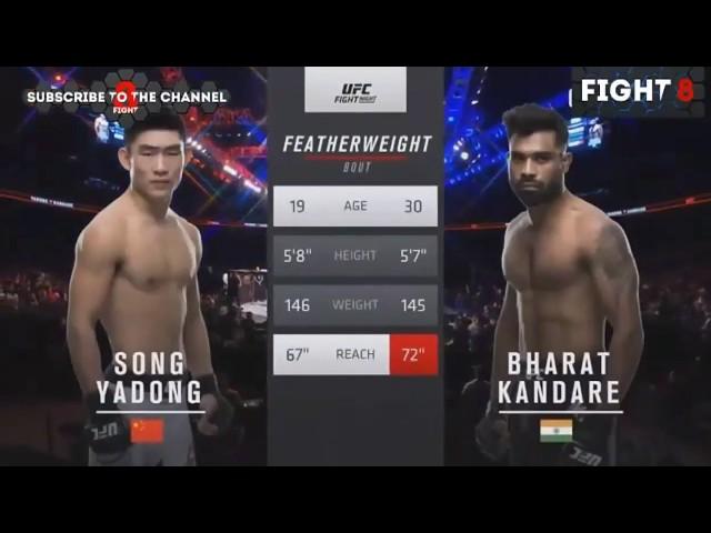 ufc fight first indain ultimate fighting championship fighter bharat kandare