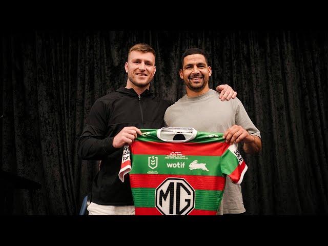 Cody Walker Presents Jai Arrow's 150th NRL Game Jersey