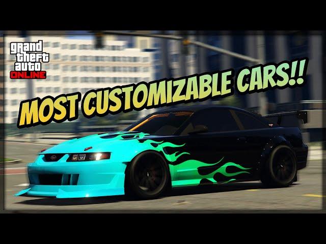 GTA 5 Online - The Most Customizable Cars in The Game!! (Top 35)