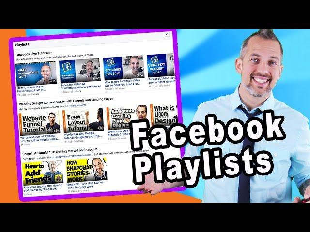 How to set up a Facebook Video Playlist (facebook marketing)