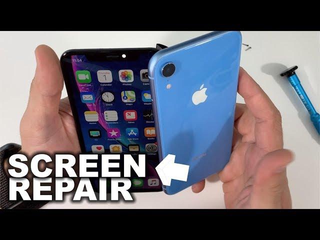 How To Replace iPhone XR Glass Screen Assembly | Screen Replacement