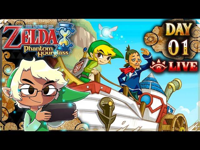 Revisiting Zelda: Phantom Hourglass - LIVE (Day 01)