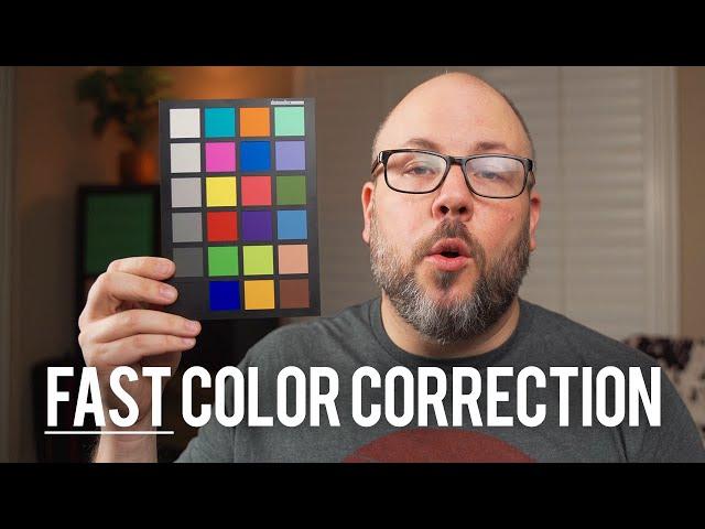 INSTANT COLOR CORRECTION with Datacolor SpyderCHECKR (Adobe Premiere Pro)