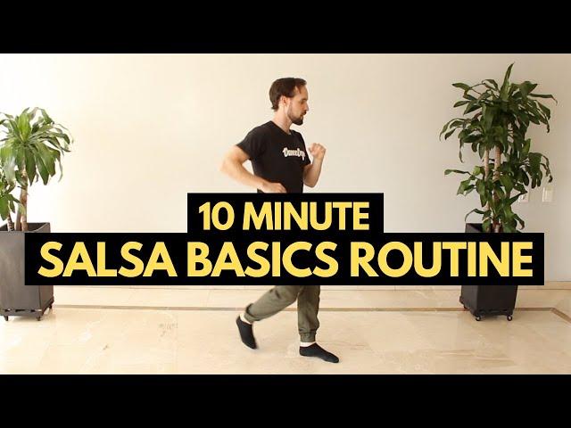 10 Minute Salsa Basic Steps Practice Routine You Can Do Solo at Home