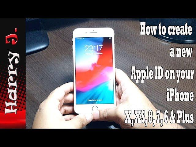 How to create a new Apple ID on your iPhone X, XS, 8, 7, 6 & Plus